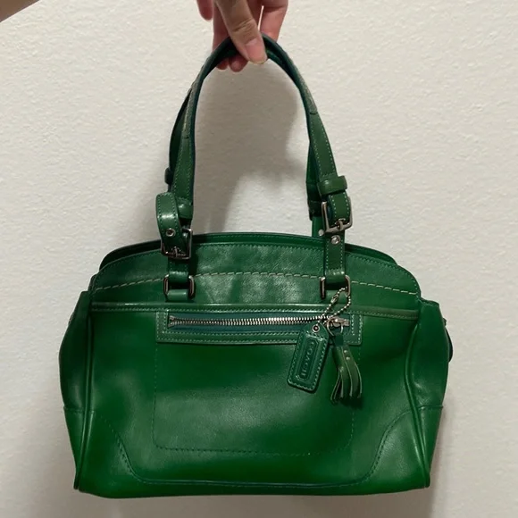 Coach Bags Vintage Coach 205 Kelly Green Hamilton 7465 Leather